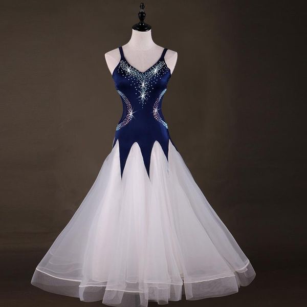 

stage wear 2021 costume sale ballroom dance skirts est design woman modern waltz tango dress/standard competition dress mq038, Black;red