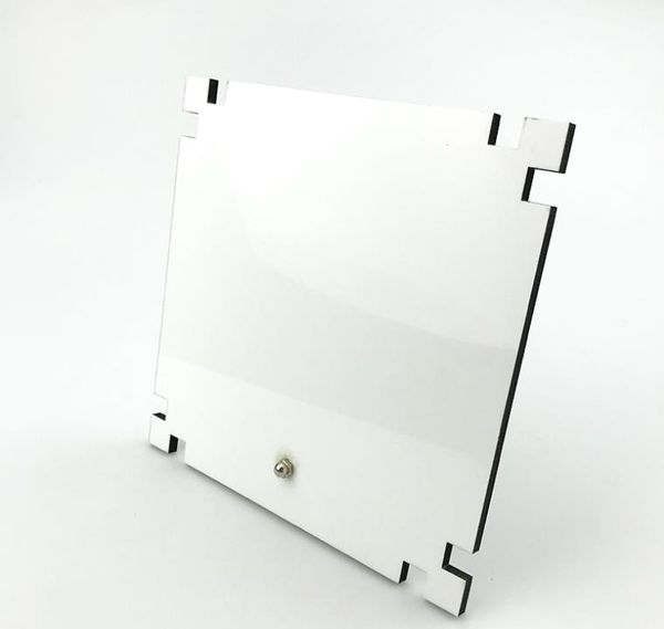 Cornice per foto a sublimazione stampa a trasferimento termico cornice vuota 17 * 17 cm MDF desktop in legno decorare album quadrato fai da te regalo SN6188