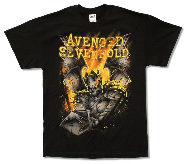 

avenged sevenfold "shepherd of fire tour" bc oh black t shirt new print t shirt mens short sleeve tee sport hooded sweatshirt hood
