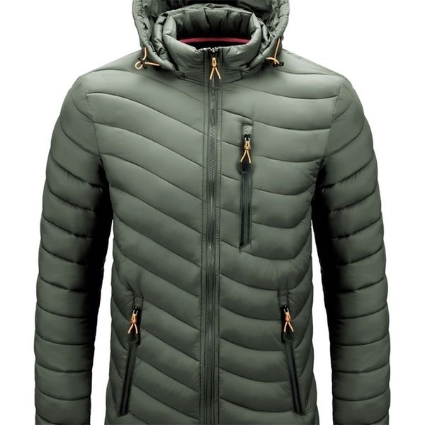 Chapéu Destacável Winter Parka Homens de Opera Grésos Grésos Querida Wind à prova de vento Casacos Militares Jaquetas Com Capuz Jackets Homen's Overcoat Zipper Bolso 201199