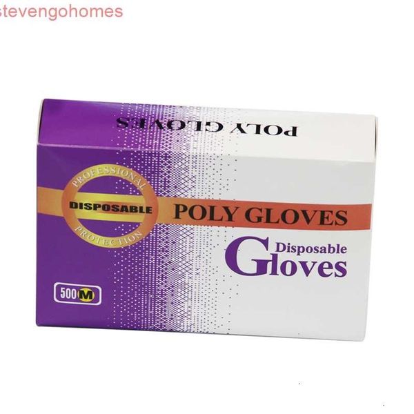 

factoryglhra box in disposable boxes pe gloves 500 pcs/box 20 boxes/carton
