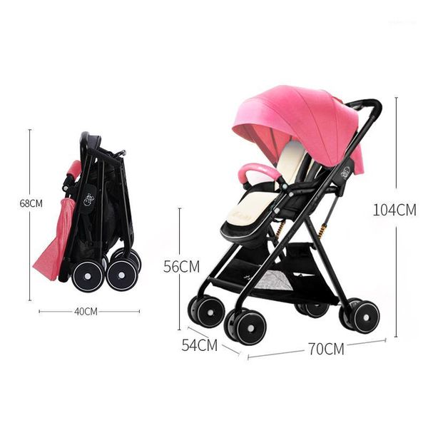 

jbbcn baby stroller light folding super light summer baby umbrella car can sit or lie stroller1