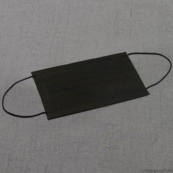 

black pink 3-layer filter blue disposable face non-woven mouth masks pm2.5 anti pollution anti-dust pro