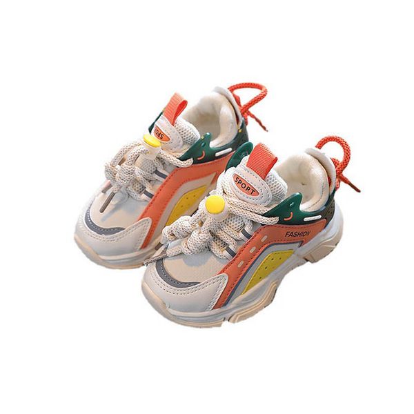 

kids athletic baby shoes children sneakers boys girls footwear running sports skateboarding wear winter striped warm b9767, Black