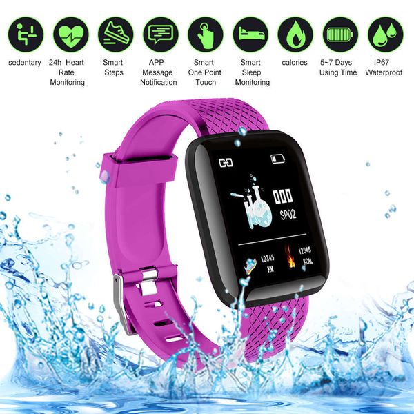 

116 more bt fitns tracker universal counter heart rate monitor sports wristband smart watchjk