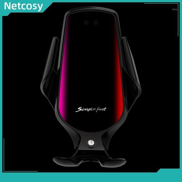 

r3 smart sensor car wireless xr xs max wireless fast charging car holder 10w charger for s8 s8p1