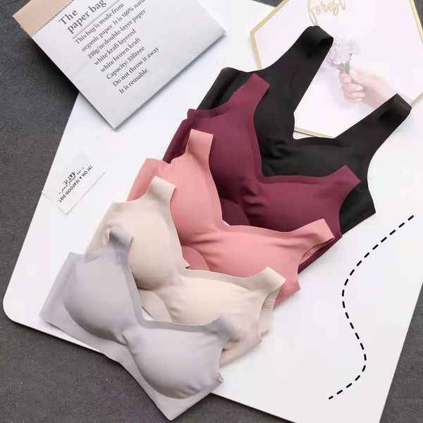 

thai latex traceless underwear with invisible buttons for women, Red;black