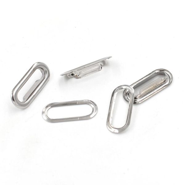 

50 eyelets. metal eyelets. oval blowholes. tent gas eyes. canopy roping holes.sewing metal clothing accessories wmtazj