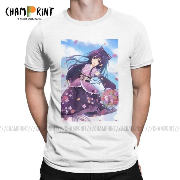 

sport date a live tohka yatogami t-shirts for men vintage 100% cotton tee shirt round neck short sleeve t shirt gift idea