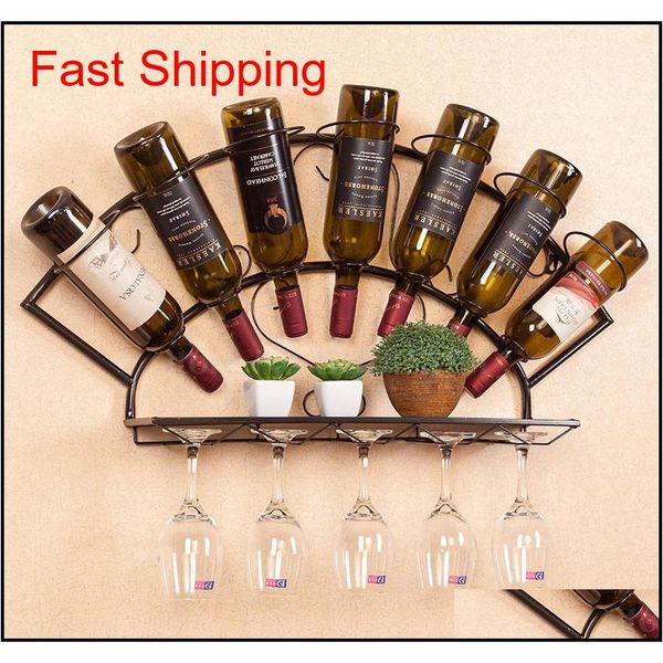 

wrought iron wine rack wall hanging rack hanging living room dining room simple goblet wine glass creativ qyluqr sweet07