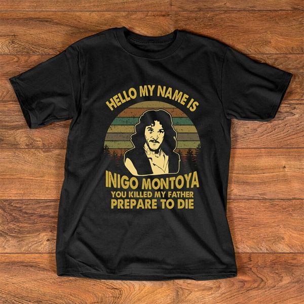 

hello my name is inigo montoya the princess bride film t shirt 70s film quotes more size and colors tee shirt sport hooded sweatshirt hoodie