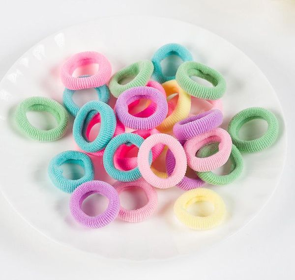 

80pcs/bag quality 30mm small rubber bands elastic ponytail holders hair ring accessories girl rubbe jlllkk mywjqq, Slivery;white