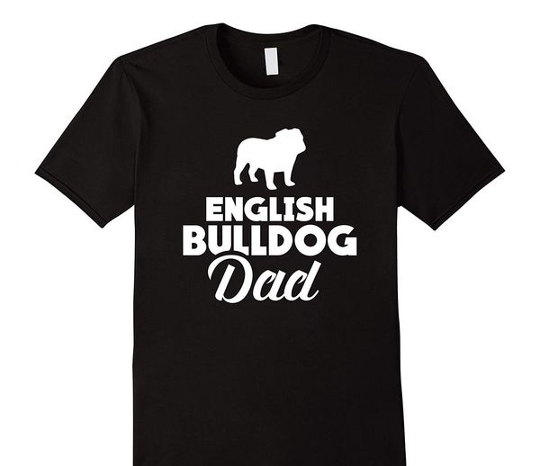 

men's english bulldog dad t shirt t shirt casual short sleeve for men clothing summer sport hooded sweatshirt hoodie