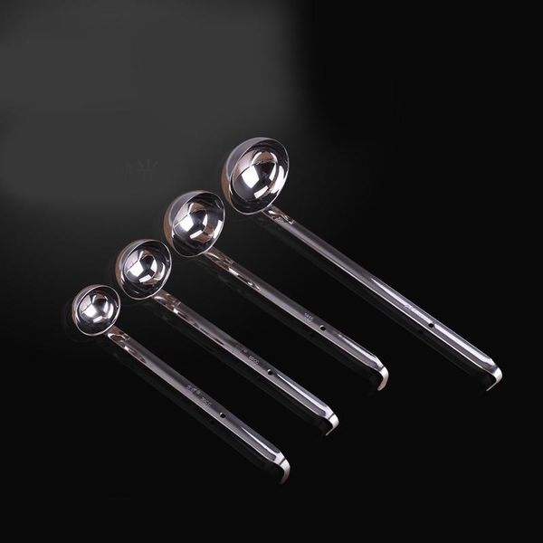 

spoons set of 4 stainless steel soup ladle 2 ounce 6 8 kitchen _wk