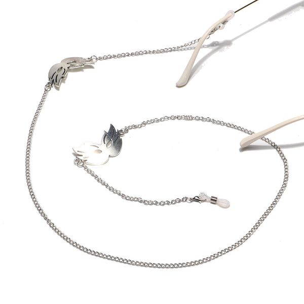 

2021 simple silver color mask chain holder lanyard fashion women mask chain holder sunglasses chain glasses accessories h jlllgv