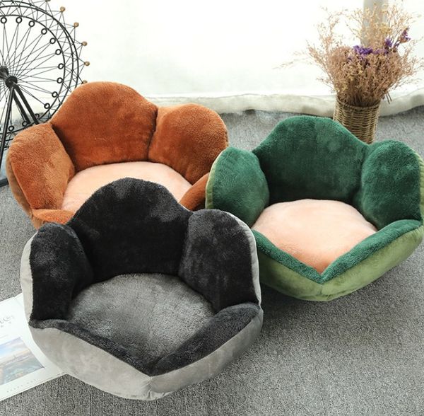 

cute paw shape winter autumn warm dog kennels thicken round pet house cat dog warm house