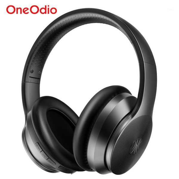 

oneodio a40 anc bluetooth headphones active noise cancelling wireless headset foldable bass with microphone for music1