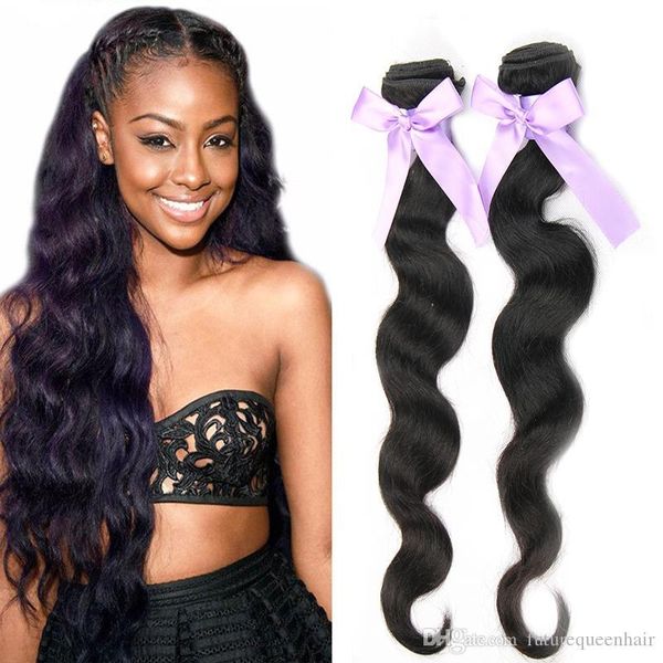 

brazillian body wave unprocessed brazilian peruvian indian virgin human hair wholesale wet and wavy brazilian hair weave bundles, Black