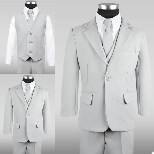 New Spring Boy Formal Suits Ужин смокинги маленький мальчик -жених дети дети для свадебной вечеринки для выпускного вечера формальная одежда 3 шт .302W