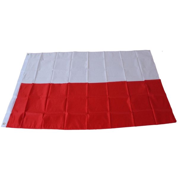 

90x150cm flag of poland - hanging polish national flags outdoor office/activity/parade/festival/home yard decoration banners