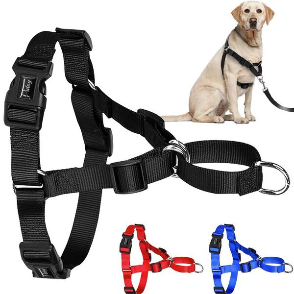 

no pull nylon dog harness adjustable pet dog harnesses vest for medium large dogs pitbull bulldog german shepherd s- wmtsbz