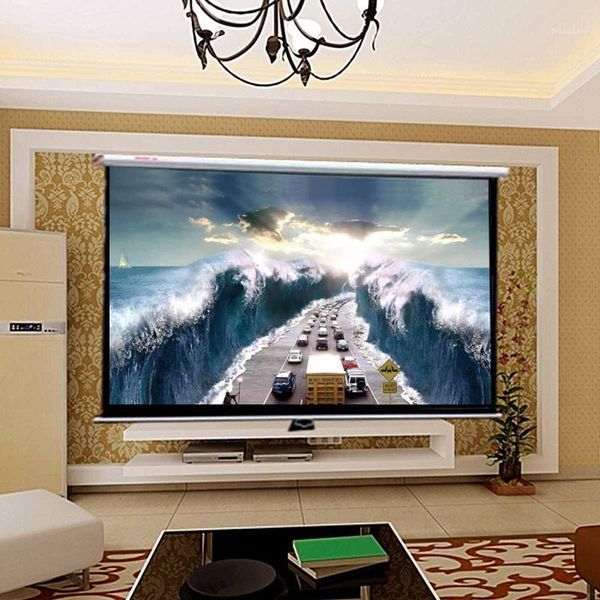 

16:9 120 inch projector hd screen canva front home theatre projection screen movie projector high brightness foldable1
