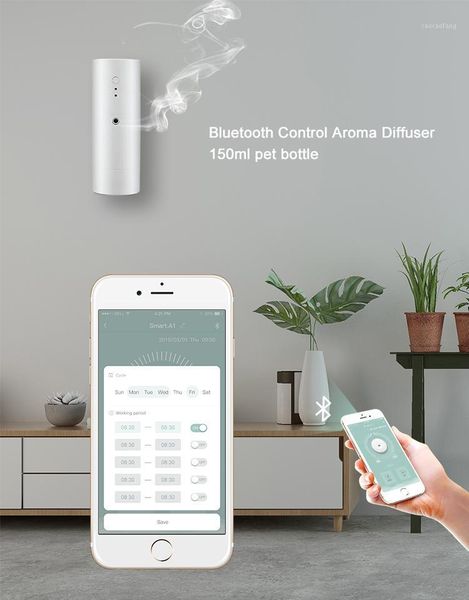 

ouwave bluetooth smart aroma essential oil diffuser with app control1