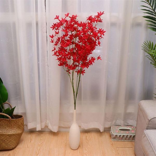 

3pcs artificial oncidium lifelike flower ornament pgraphy props simulation flower adornment wedding decoration home decor1