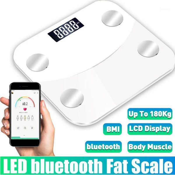 

bathroom & kitchen scales body fat scale scientific smart electronic led digital weight balance app bluetooth weighing scale1