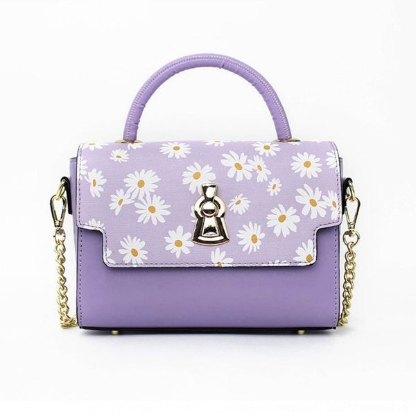 

hcax3 bag 2020 lockcrossbody bagshoulder small square bagprinted chain new small bag daisy portable shoulder square women's ug3rc