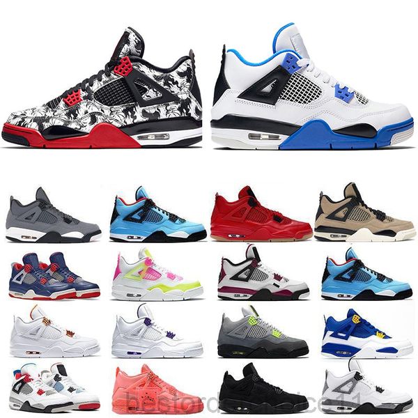 

2021 men women 4s basketballs shoes fire red 4 black cat pure money guava ice nostalgia metallic purple mens trainers athletic gbb8