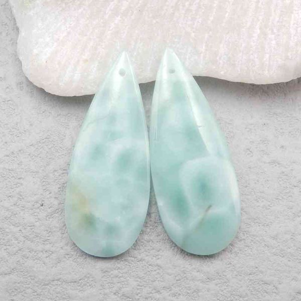 

natural onyx jasper fashion woman earrings bead 36x15x4mm6g, Golden;silver