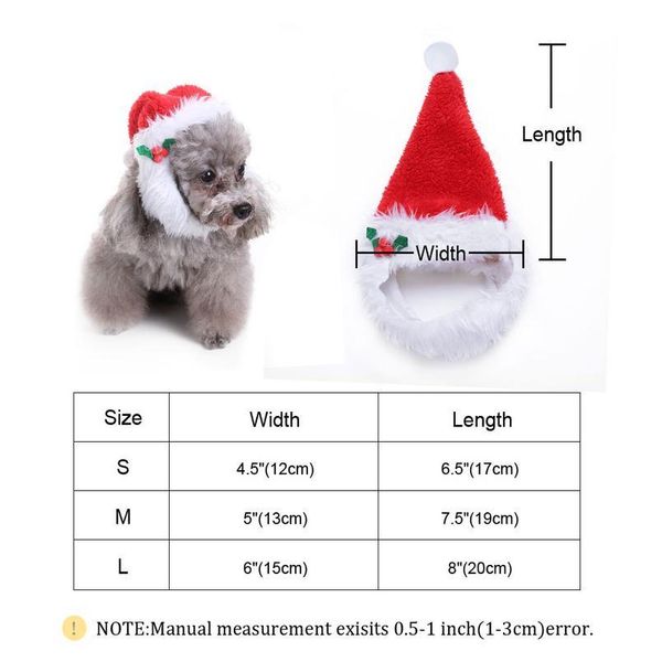 

christmas dog cat hat dog hats accessories for small dogs party dress up costume headwear caps bbydtk