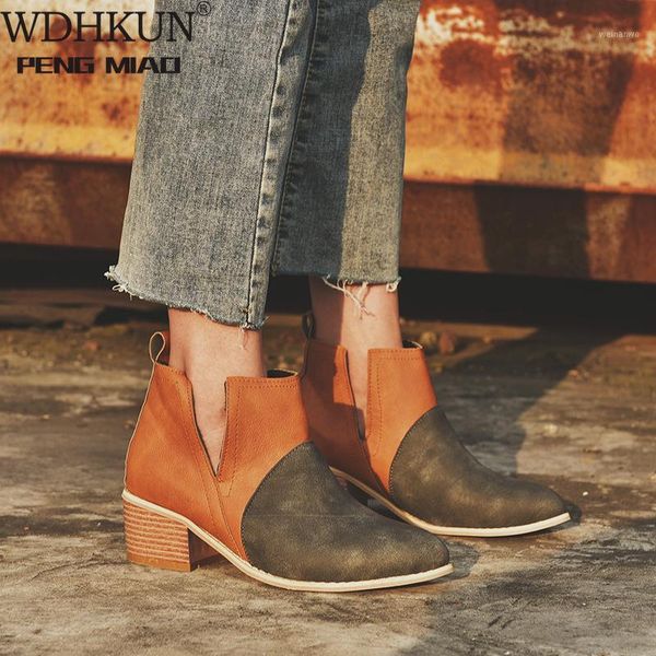 

autumn winter women boots solid european ladies shoes boots suede leather ankle with thick scrub size 35-431, Black