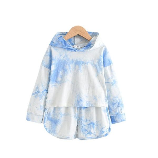 

clothing sets yourseason 2021 spring summer baby girls hoodies set clothes cotton fashion sweatshirt and shorts suit, White