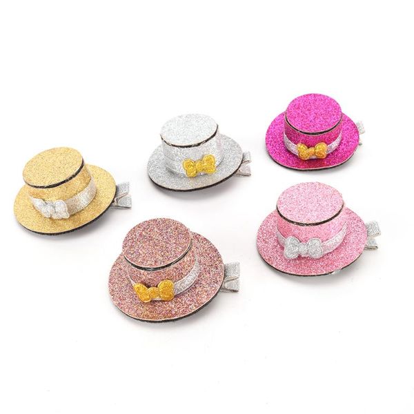 

pet dog cat puppy hairpin sequin hat hair clip lovely handmade boutique products grooming accessories for dogs charms gift