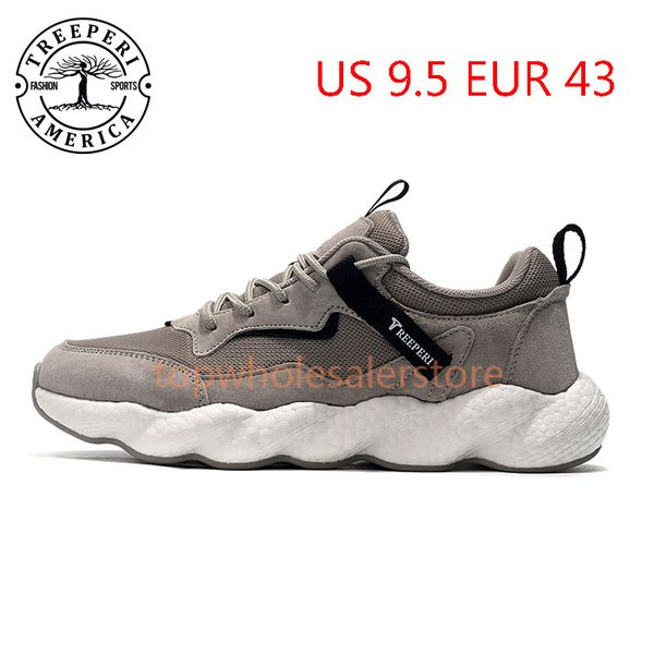

treeperi runner soft sole running shoes cool grey us 9.5 eur 43 for men trainers