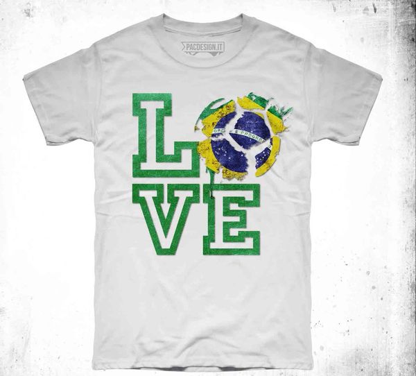 

new pure short sleeves hip hop fashion o-neck t shirt love brasile mondiali europei t shirt manufacturers sport hooded sweatshirt hoodie