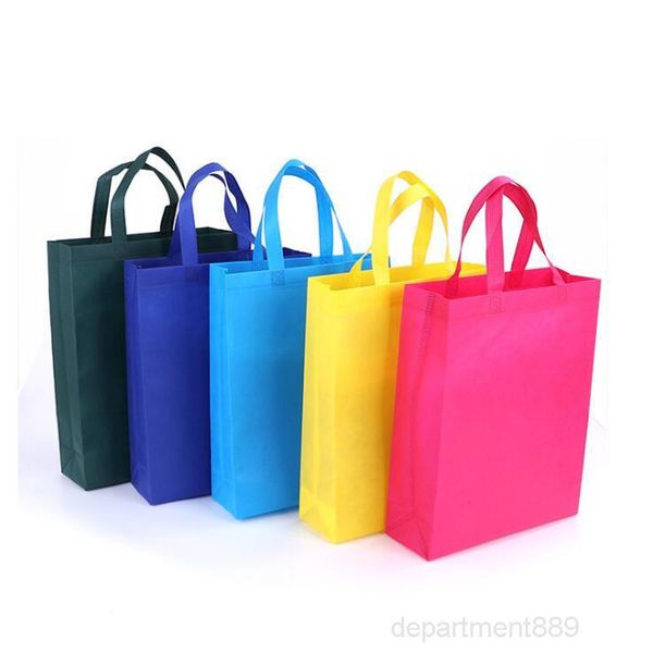 

non-woven packing foldable shopping cloth bags reusable eco-friendly bag package convenient grocery packet dhc553
