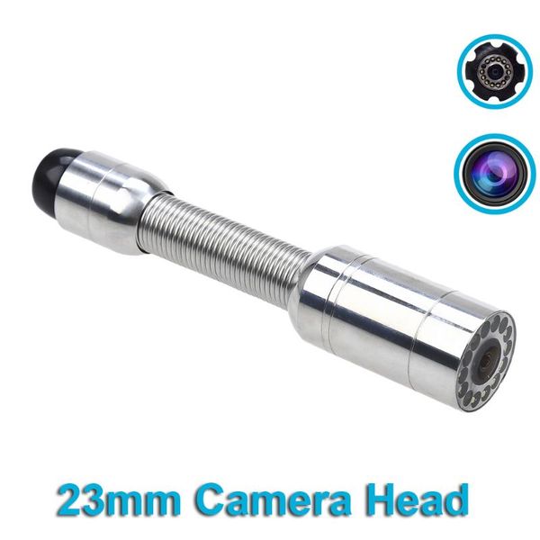 

cameras 23mm pipeline drain sewer inspection camera with 12pcs led lights used for replace head hd 1000tvl ip68 waterproof
