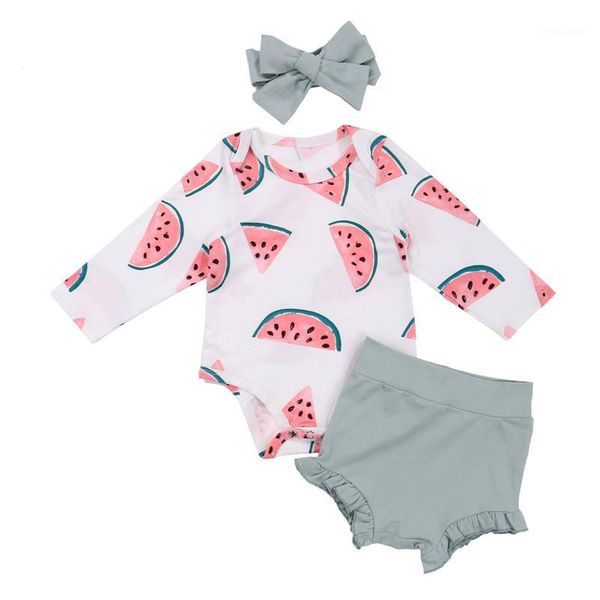 

clothing sets born infant baby girls clothes 2pcs spring autumn long sleeve print romper+long pant leggings cotton outfit clothes1, White