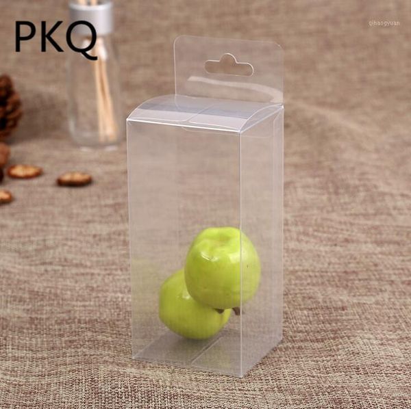 

20pcs wholesale new clear pvc box packing wedding christmas favor chocolate candy case apple gift event transparent box1