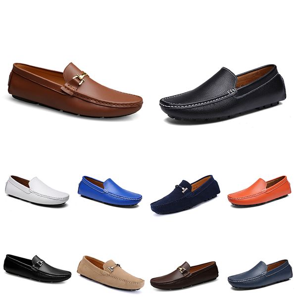 Homens não-marca Correndo Tênis Triplo Branco Marfim Azul Roxo Pewter Laranja Laranja Marrom Lavanda Mens de Chocolate Moda Treinador Sneakers Outdoor Jogging Passeio Quatro