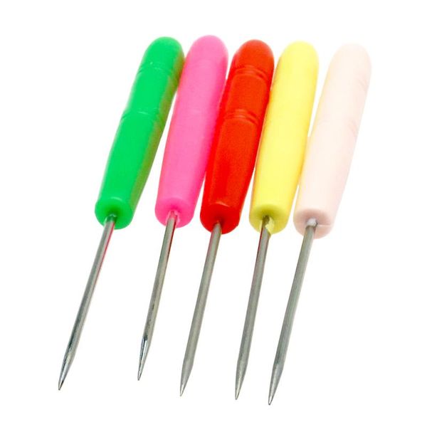 

diy handmade leather art tools thousand pass through hole awl garden plastic bottle hole puncher, Black