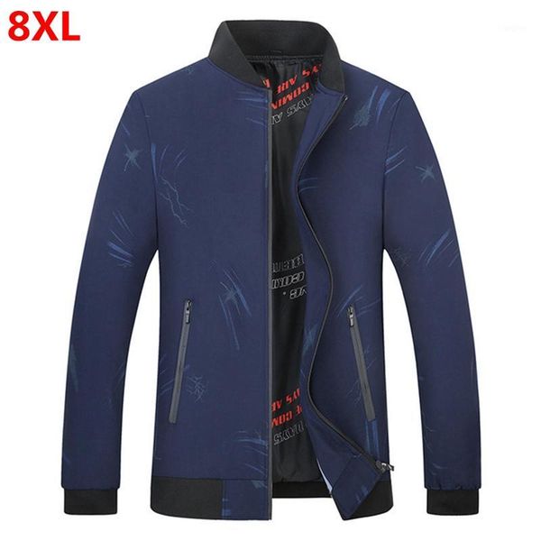 

autumn new thin men's baseball collar jacket men plus fertilizer xl 130kg casual round neck print jacket1, Black;brown