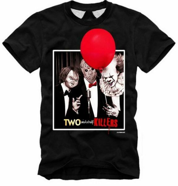 

e 1 syndicate t shirt two and a half killers pennywise jason chucky it 2 4672 custom special print tee shirt sport hooded sweatshirt hoodie