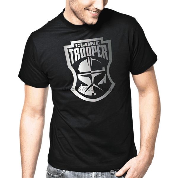 

2020 summer brand mensolid color men wars ar clone trooper metallic hip hop round neck teenage pop tee hoodie designers t shirts sweatshirt