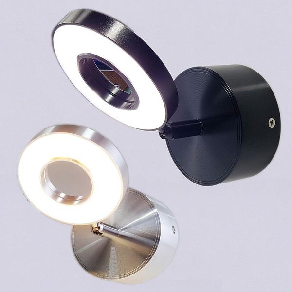 

wall lamp 5w light bedroom with switch in led selfie ring indoor lapms for makeup home el bedside reading book lights