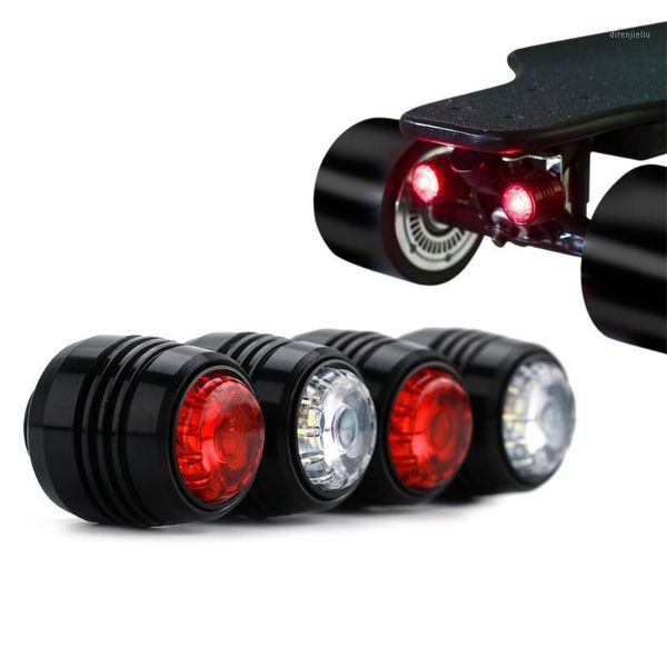 

4pcs led lights skateboard lights night warning safety for 4 wheels skateboard longboard cycling light accessories1
