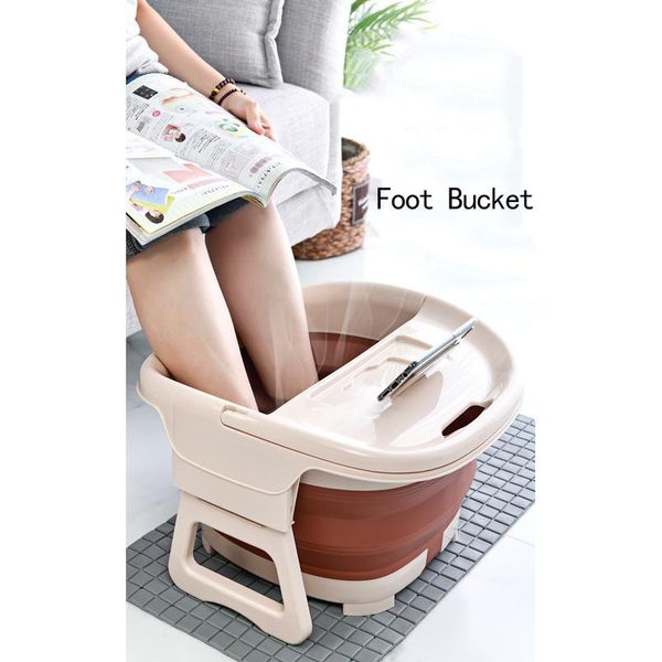 

foldable foot bath bucket footbath plain foaming massage bucket foot soaking bucket sauna bathtub bath basin reduce sqcyjc
